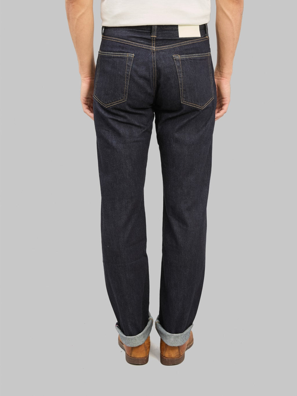 Momotaro MXJE14055S 11oz Lightweight Straight Jeans back fit