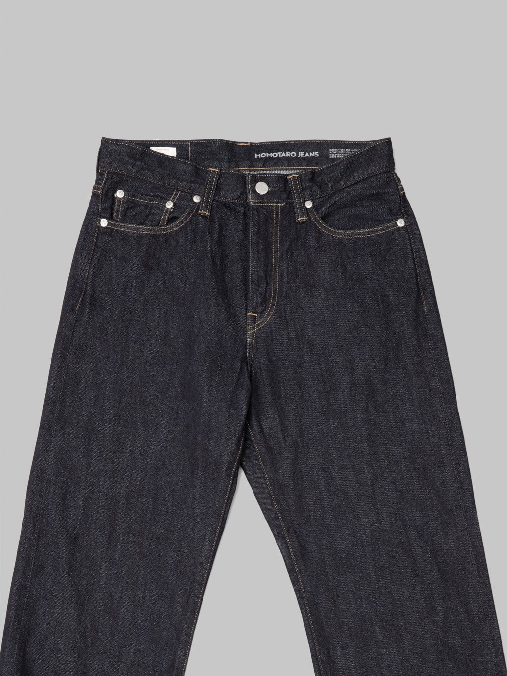 Momotaro MXJE14055S 11oz Lightweight Straight Jeans front detail
