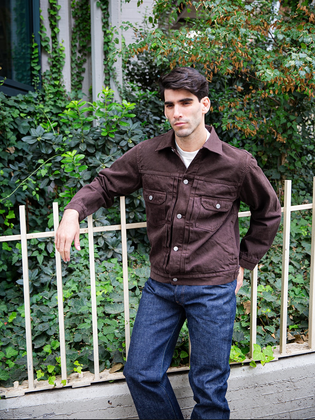 Momotaro MMOT6001 002 Corduroy Jacket Brown street style