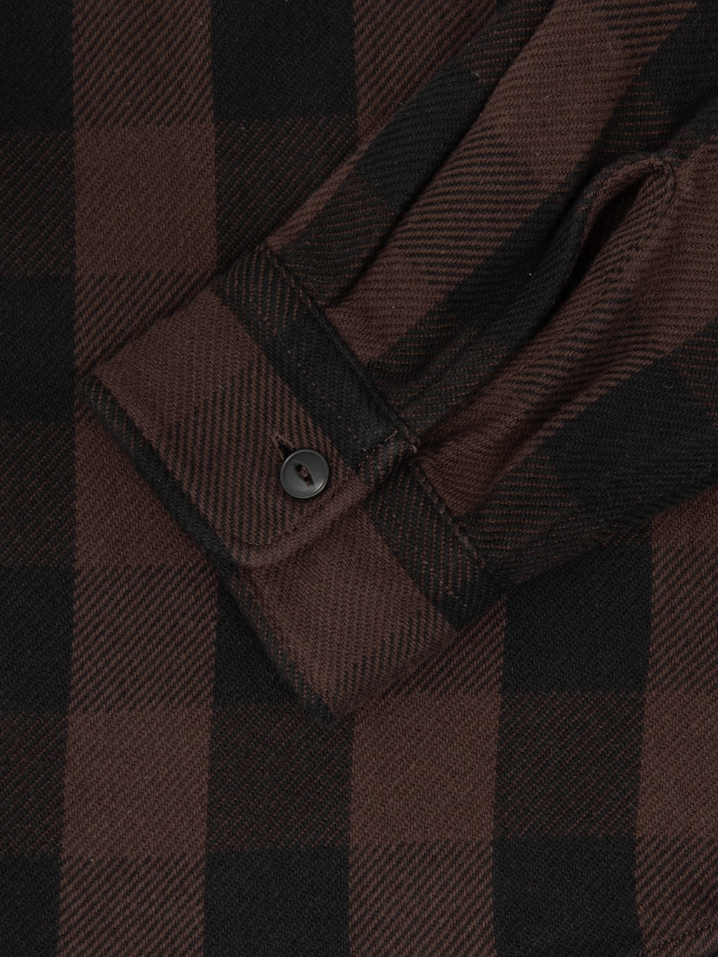 Momotaro MMLS6002 Block Check Shirt Brown