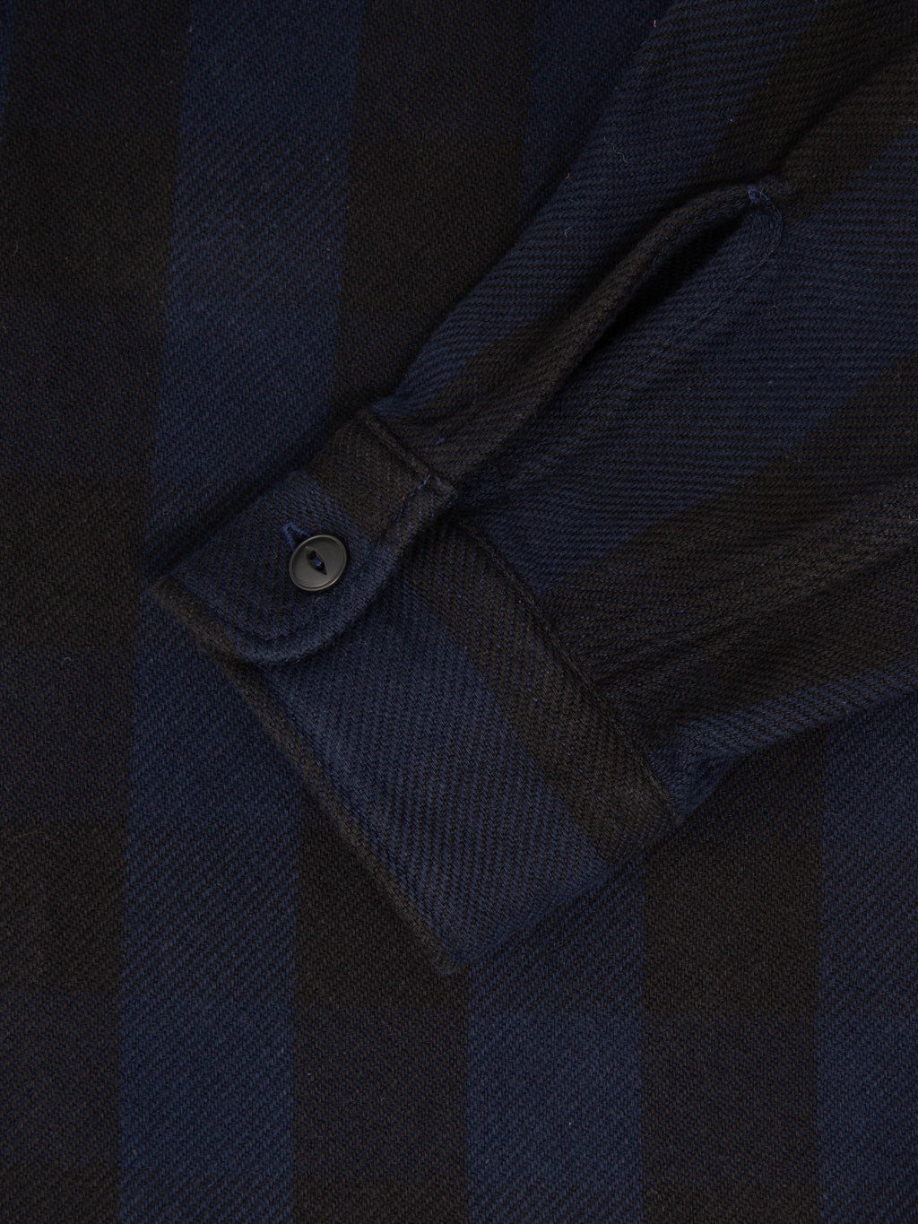 Momotaro Jeans MMLS6002 Block Check Shirt Navy