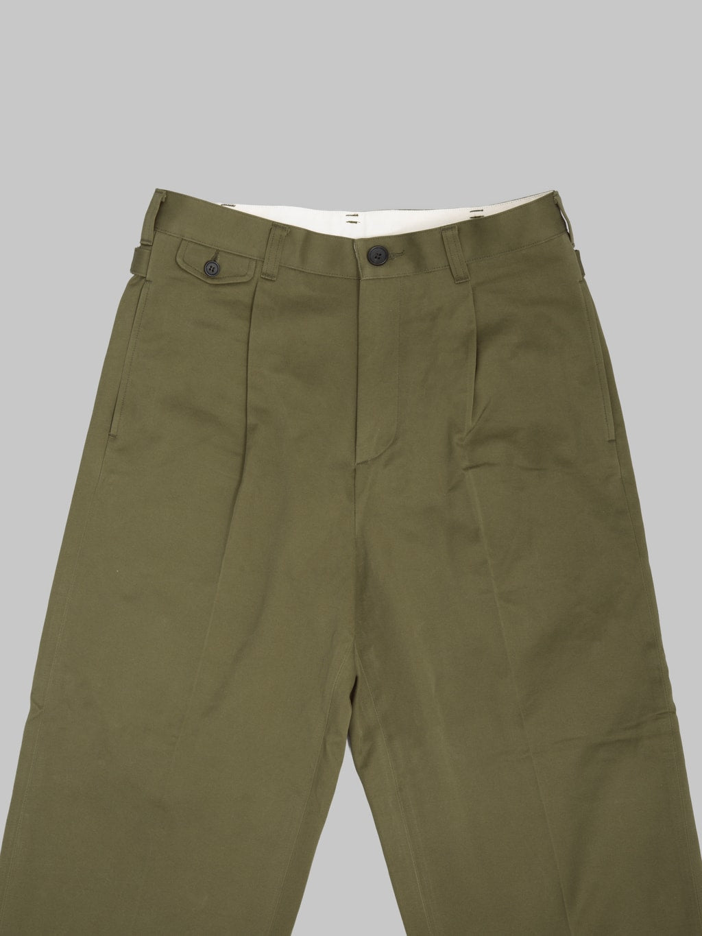 Momotaro Jeans MMPT6007 Westpoint Trousers Khaki