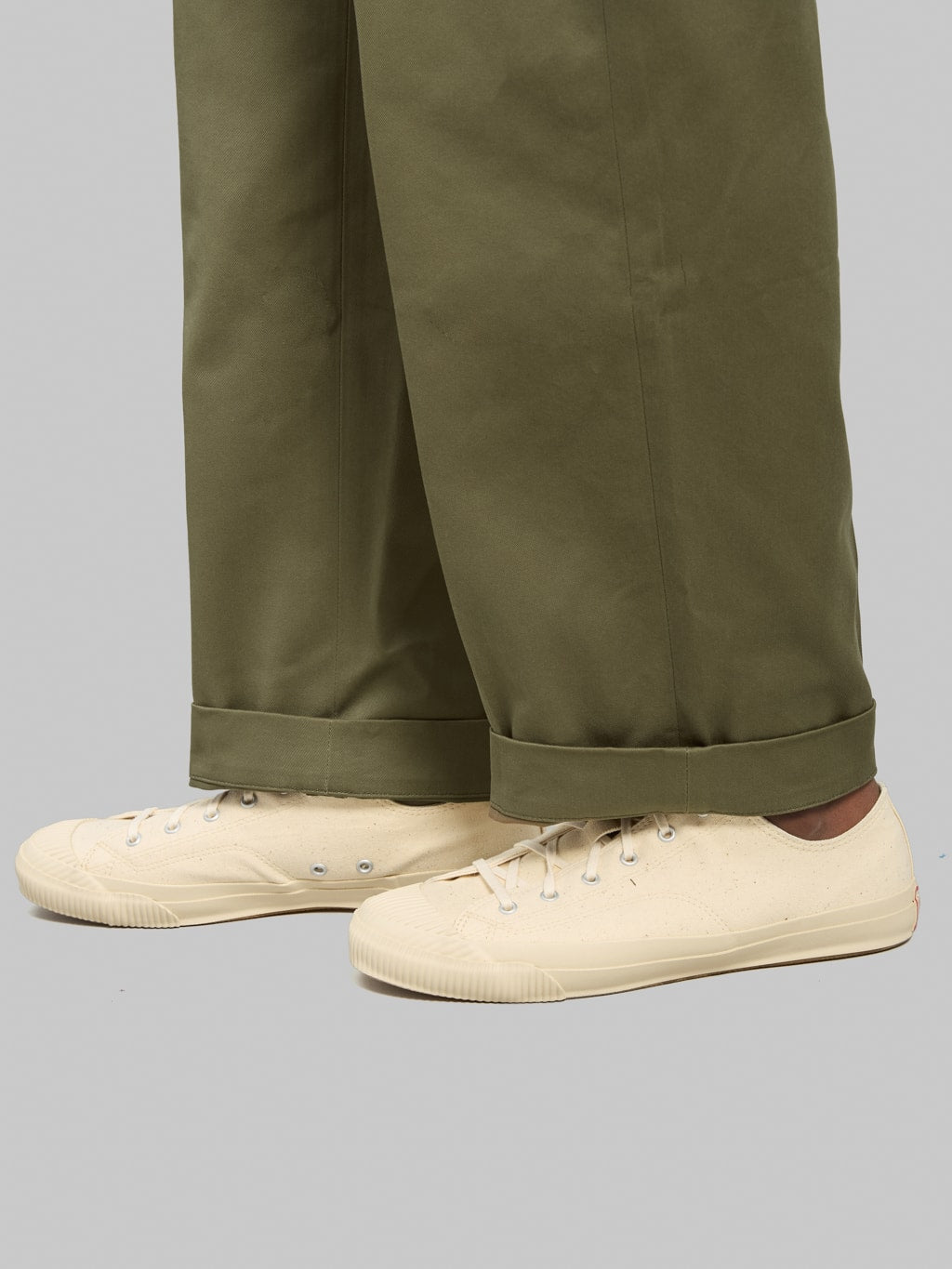 Momotaro Jeans MMPT6007 Westpoint Trousers Khaki