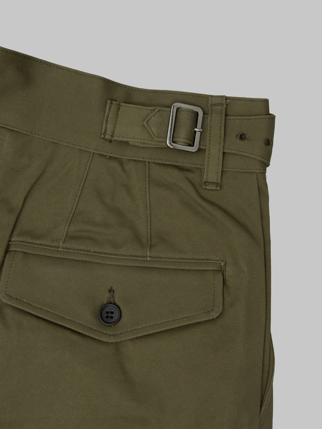 Momotaro Jeans MMSP6000 Westpoint Wide Shorts Khaki