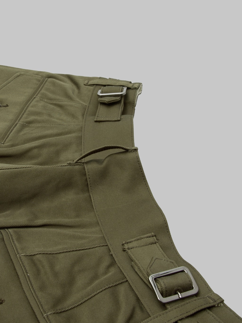 Momotaro Jeans MMSP6000 Westpoint Wide Shorts Khaki