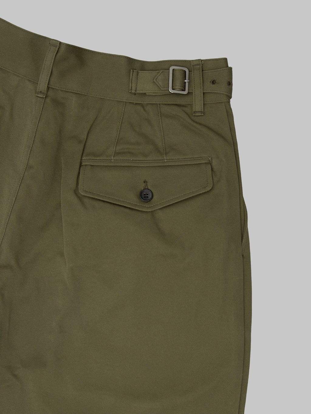 Momotaro Jeans MMSP6000 Westpoint Wide Shorts Khaki