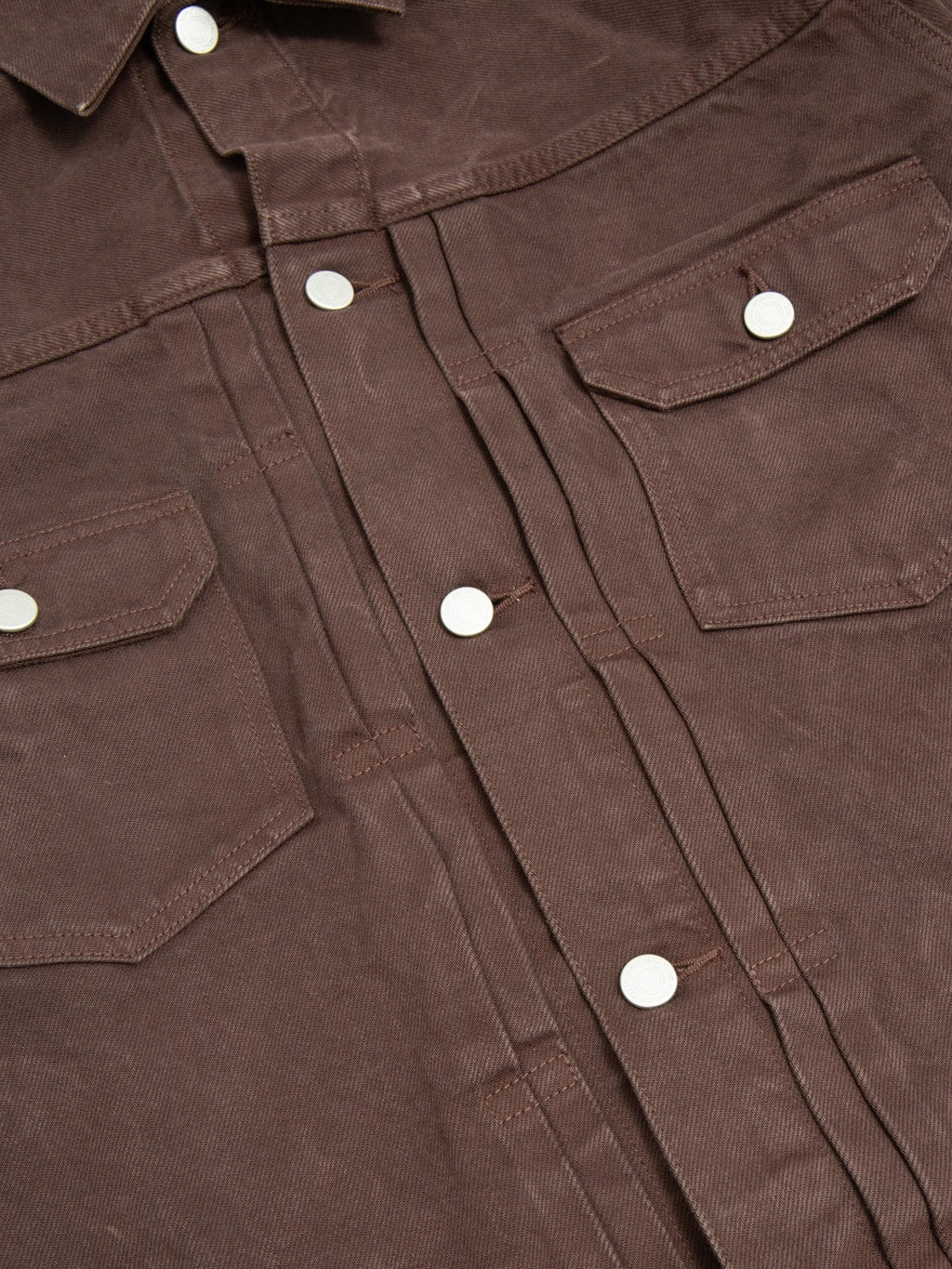 Momotaro MMGJ6000 15oz #002 "Onigurumi Dyed" Type II Jacket Brown