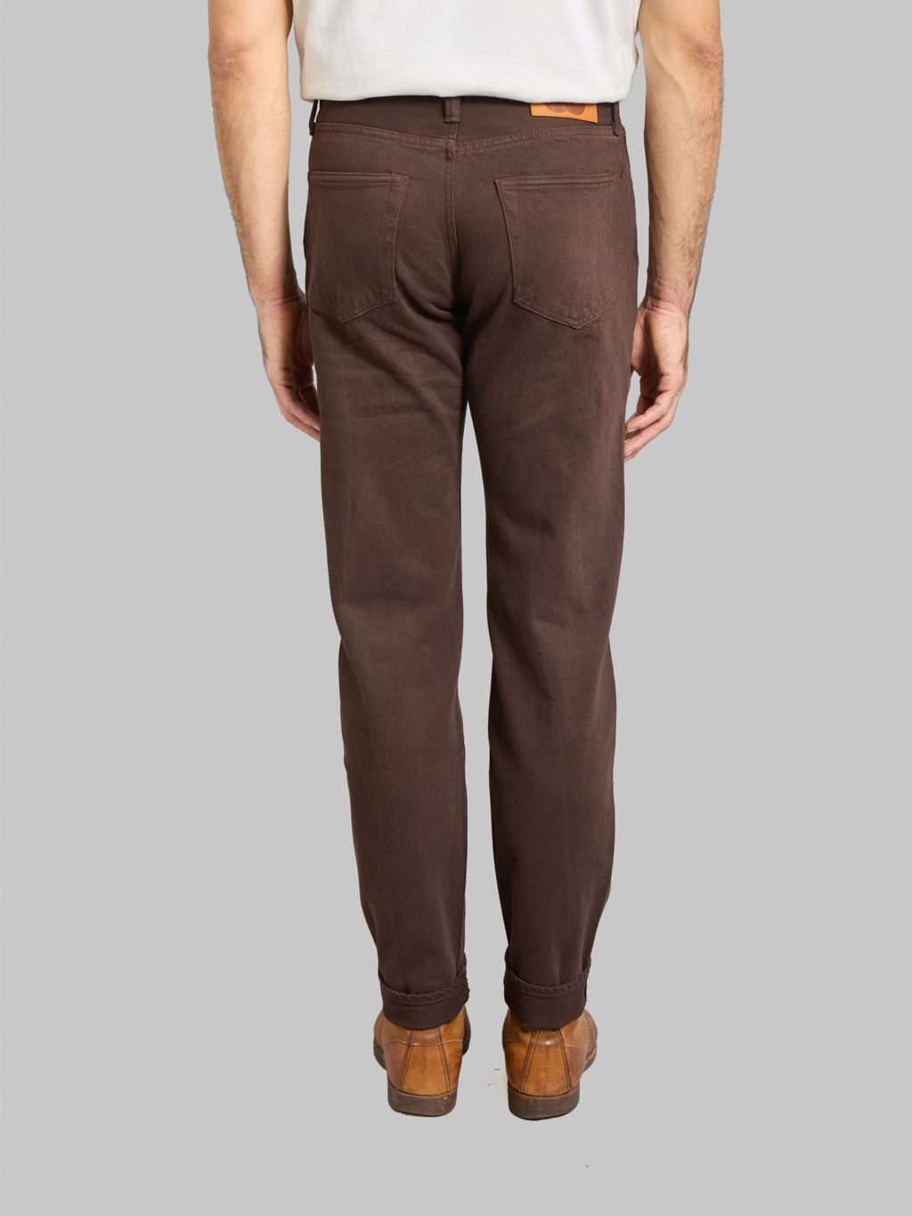 Momotaro MMJE6300 15oz #200 Tapered "Onigurumi Dyed" Jeans Brown