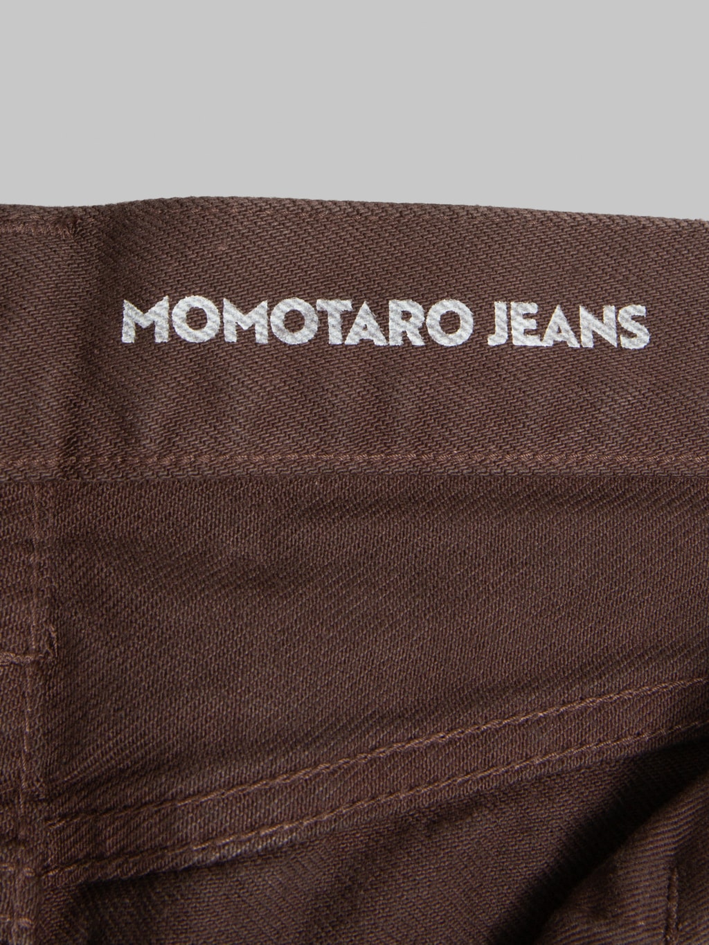 Momotaro MMJE6400 15oz #100 Straight "Onigurumi Dyed" Jeans Brown