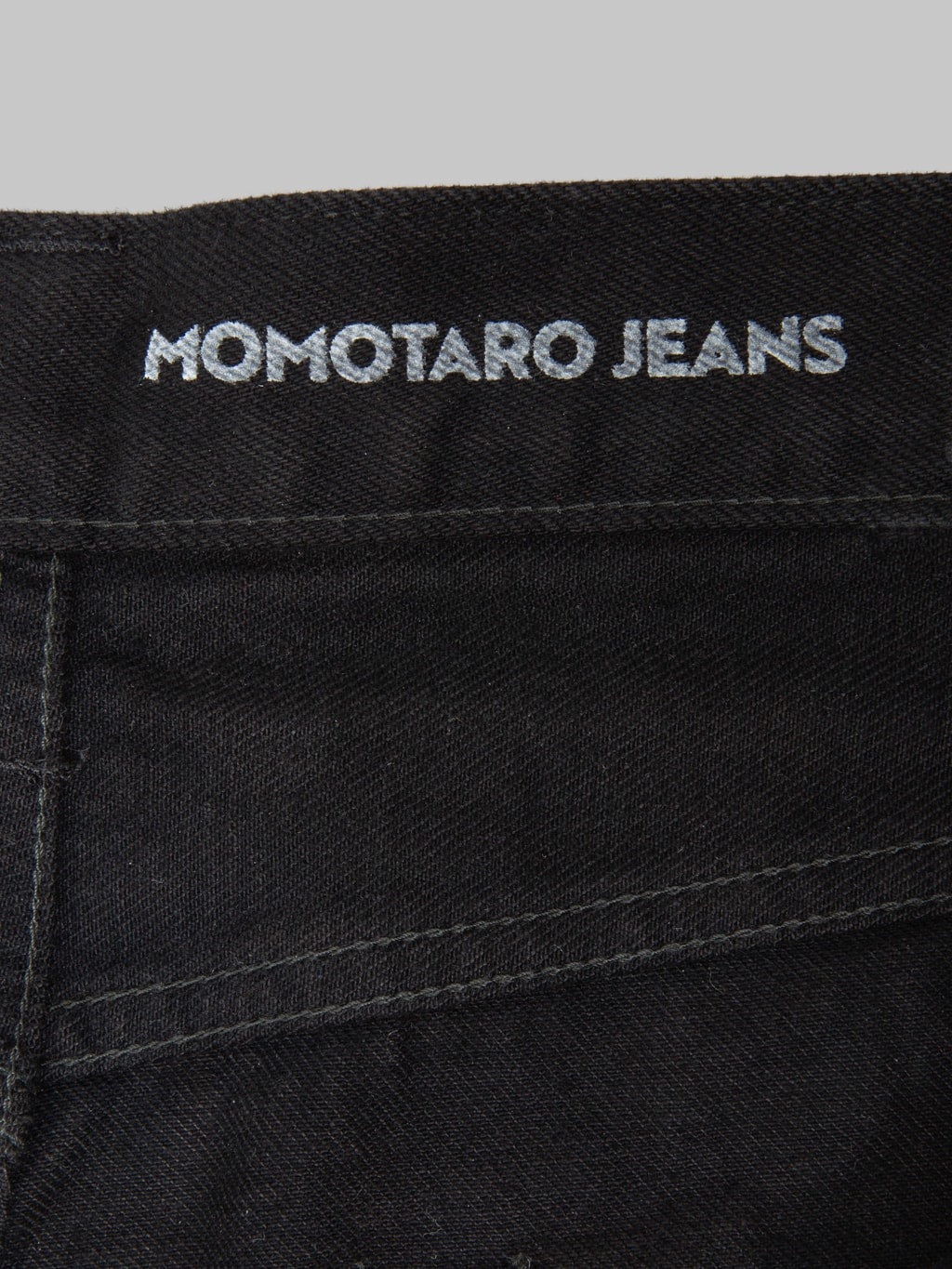 Momotaro MMJE6401 15oz #100 "Kyotomontsuki Dyed" Straight Black Jeans