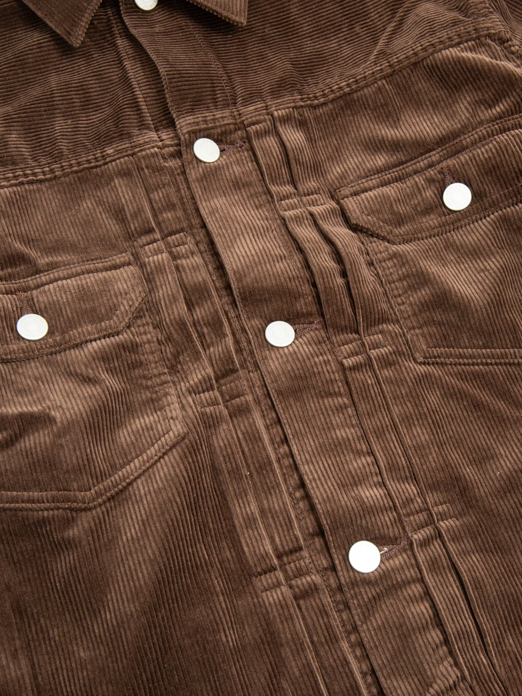Momotaro MMOT6001 002 Corduroy Jacket Brown buttons