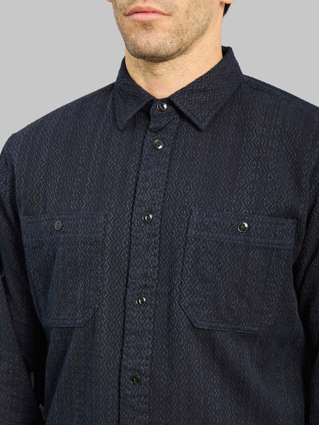 Momotaro MXLS1040 Sashiko Work Shirt