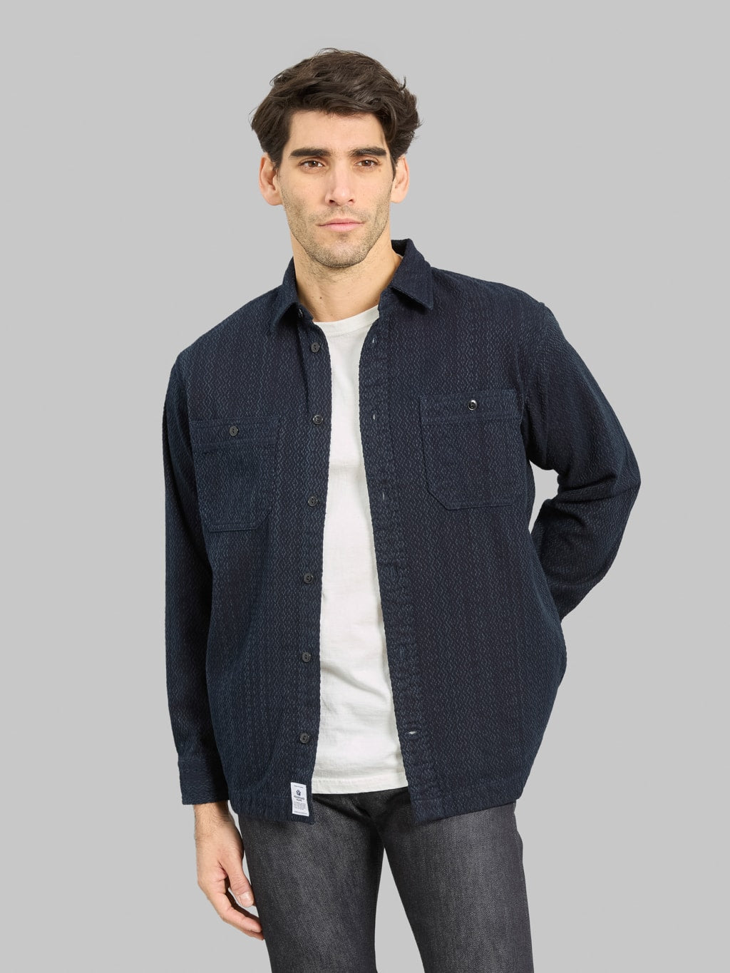 Momotaro MXLS1040 Sashiko Work Shirt