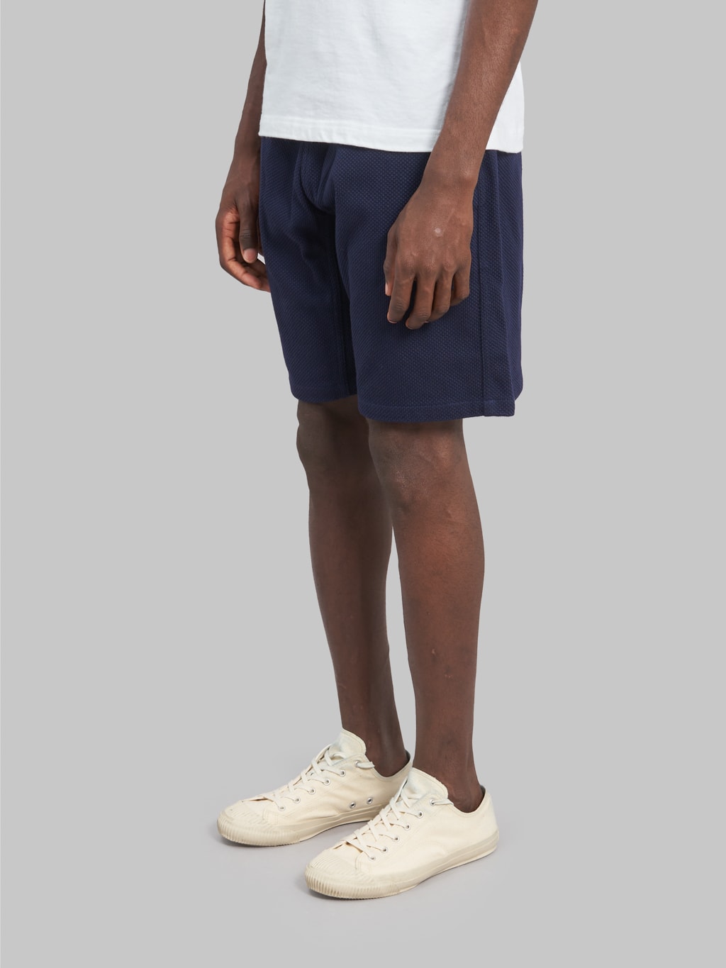 momotaro mxpt 1000 indigo sashiko short pants  side fit