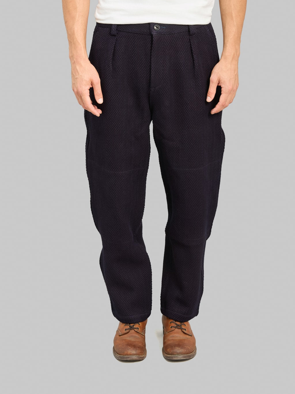 Momotaro Jeans MXPT1021 Indigo Heavy Sashiko Pants