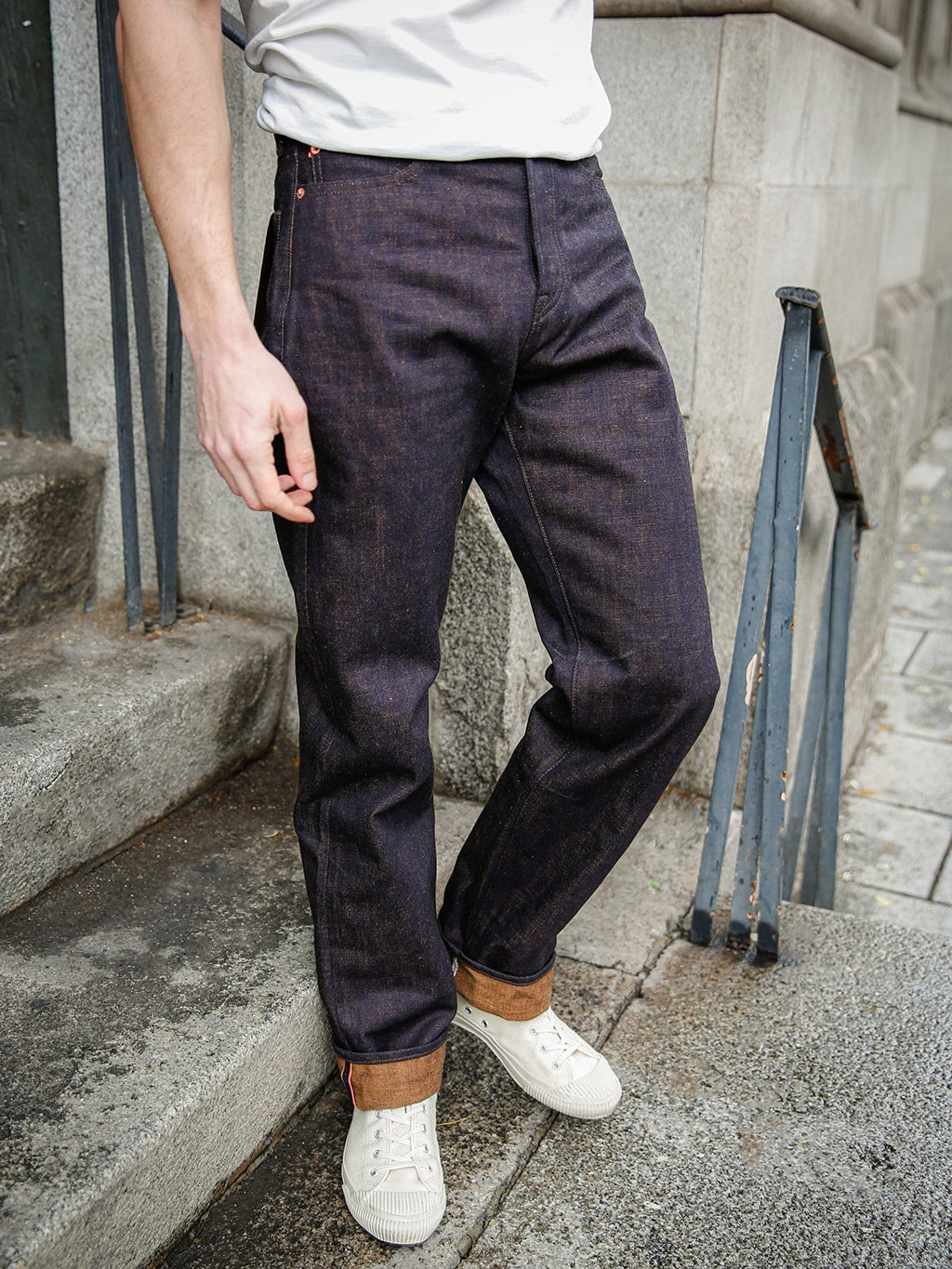 Redcast x Momotaro Wabi Sabi Jeans streetstyle