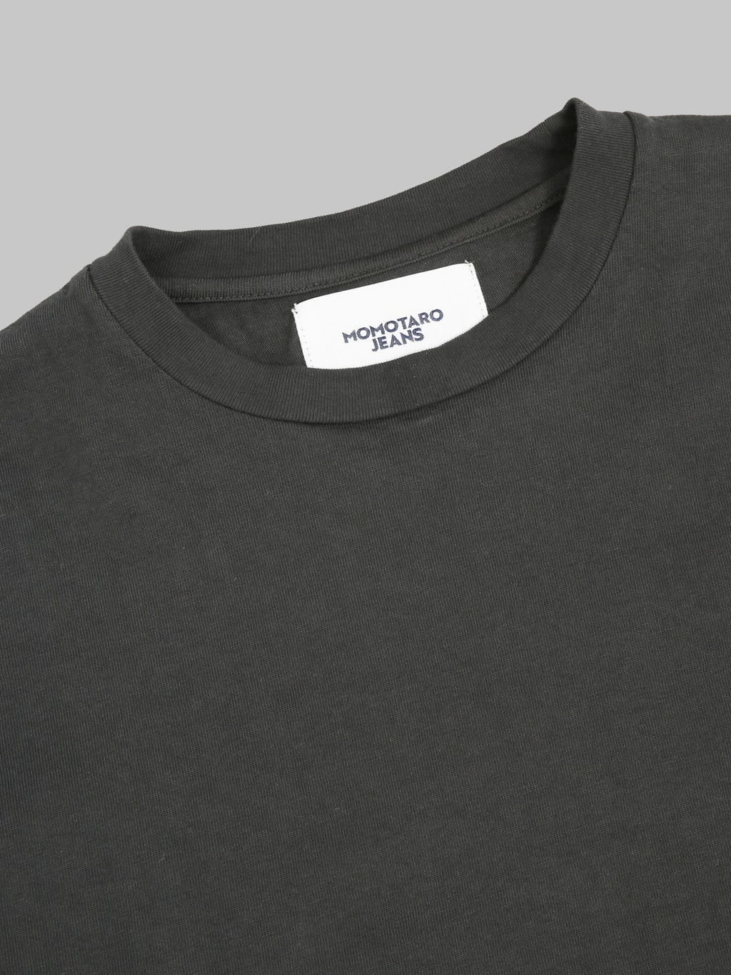 Momotaro Jeans MMTS6029 Zimbabwe Cotton Botanical Dyed T-Shirt Black