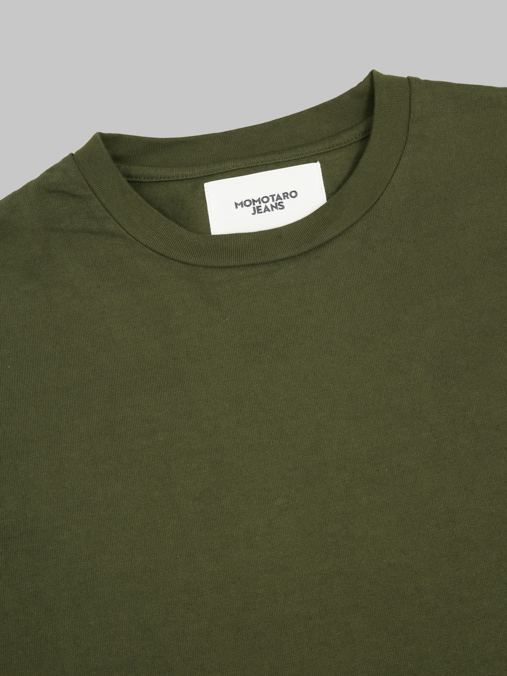 Momotaro Jeans MMTS6029 Zimbabwe Cotton Botanical Dyed T-Shirt Green