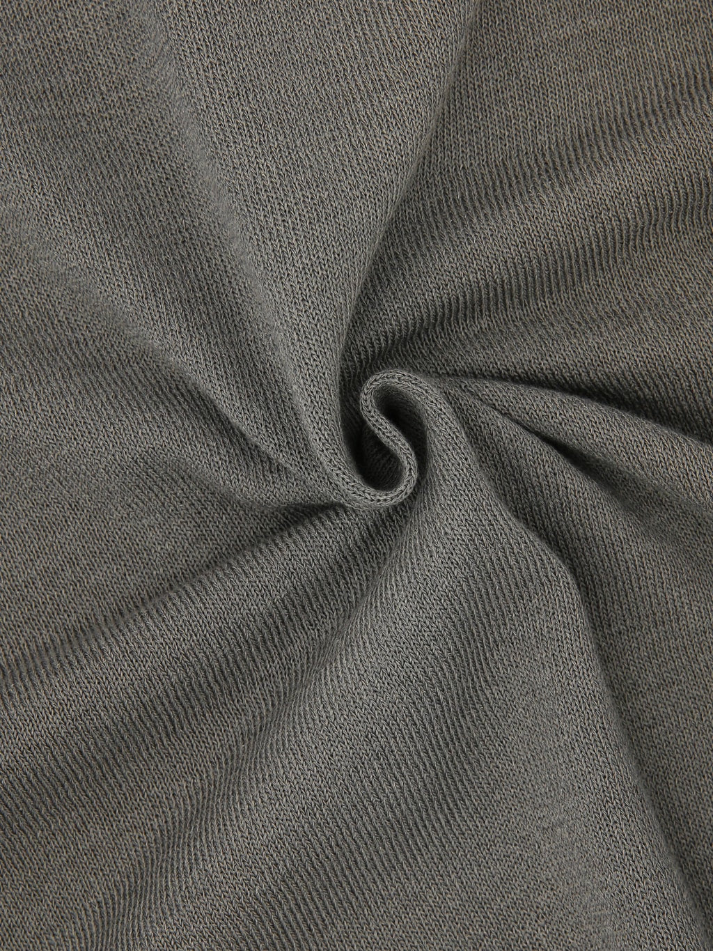 Mooncastle 12G Ice Cotton Polo Charcoal fabric made in japan