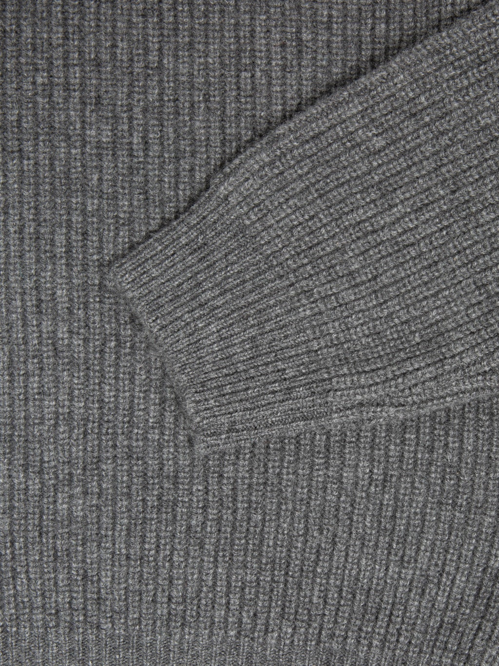 Mooncastle 7G Cashmere Bottleneck Pullover Dark Grey