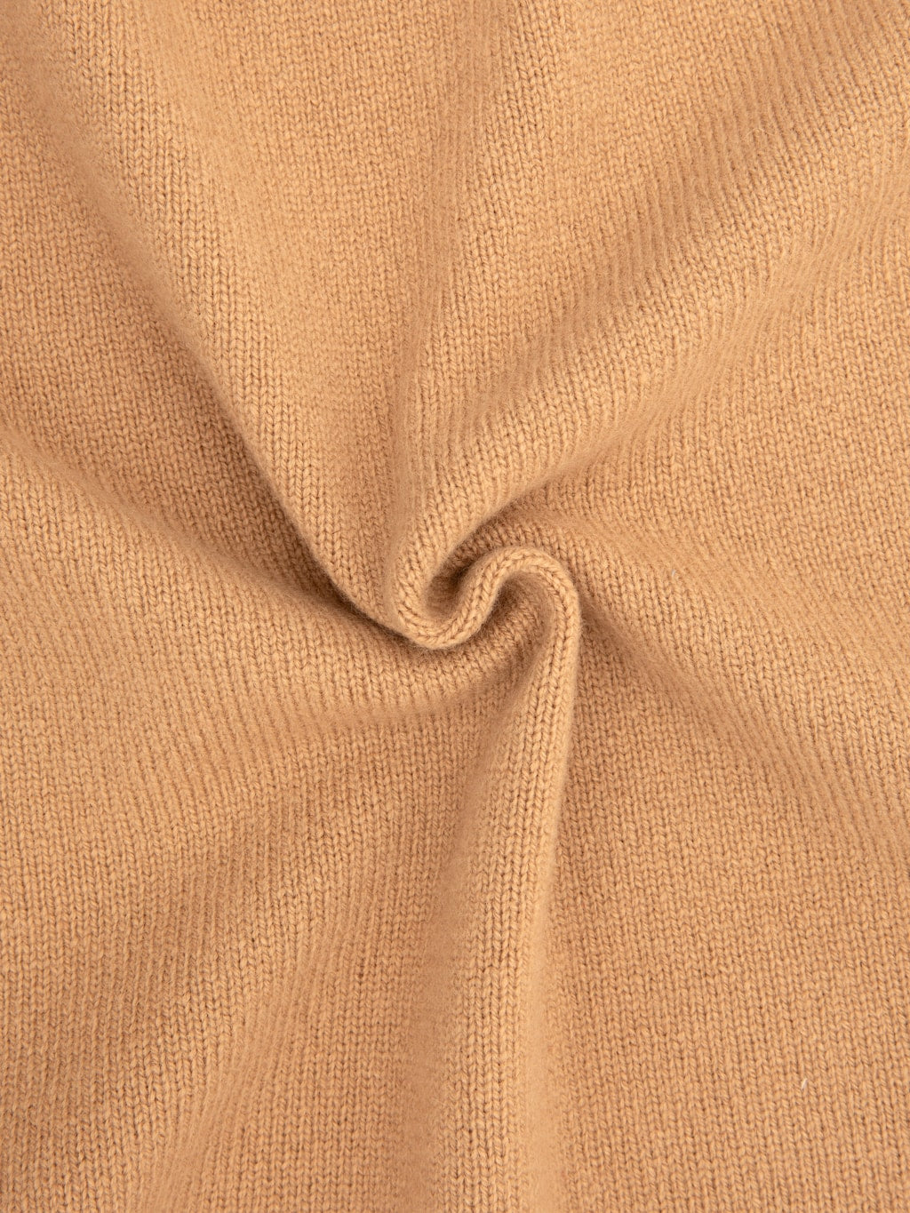 Mooncastle 7G Cashmere Silk Wool Mockneck Pullover Camel texture