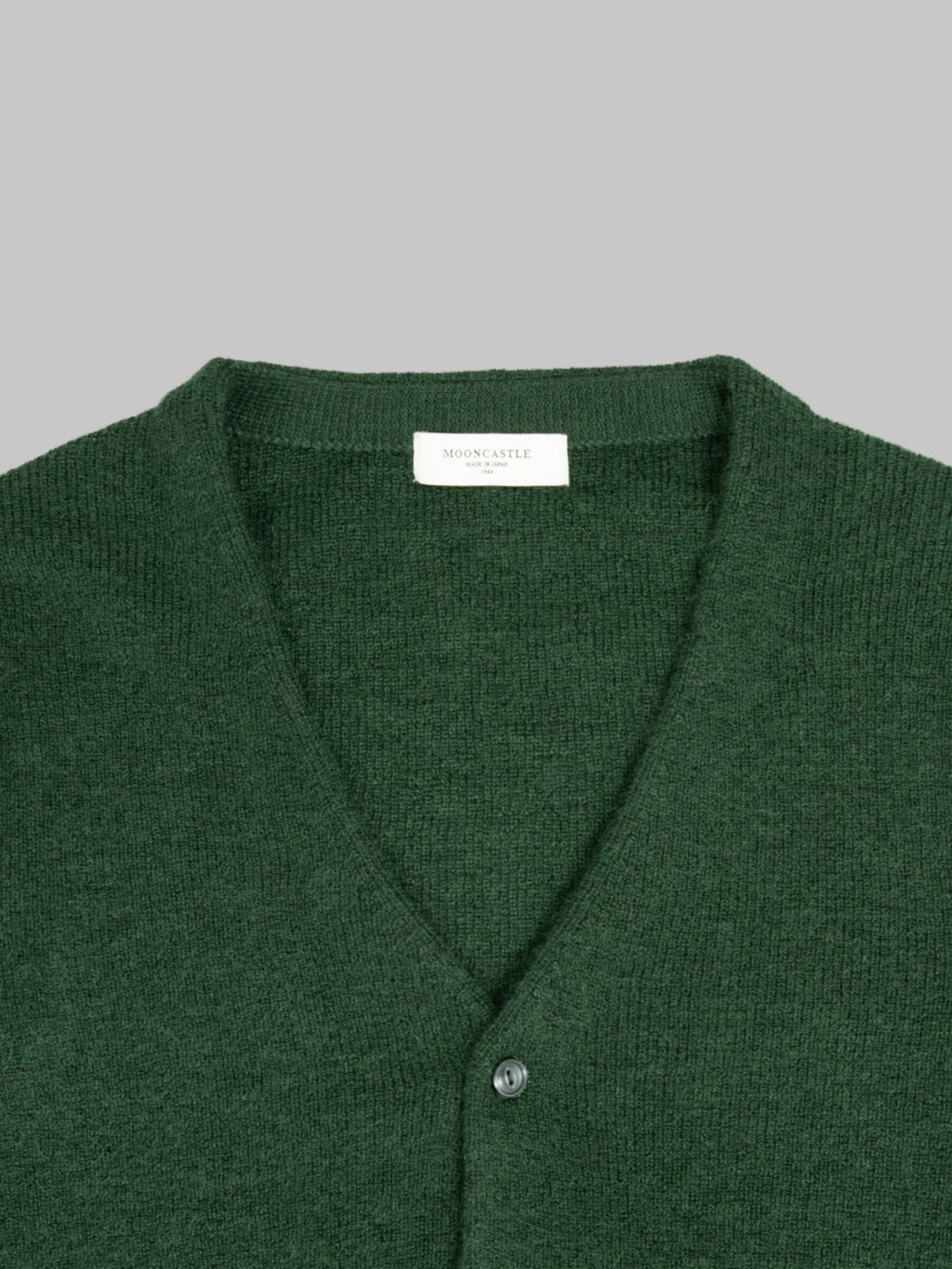 Mooncastle Mohair Cardigan Pullover Dark Green