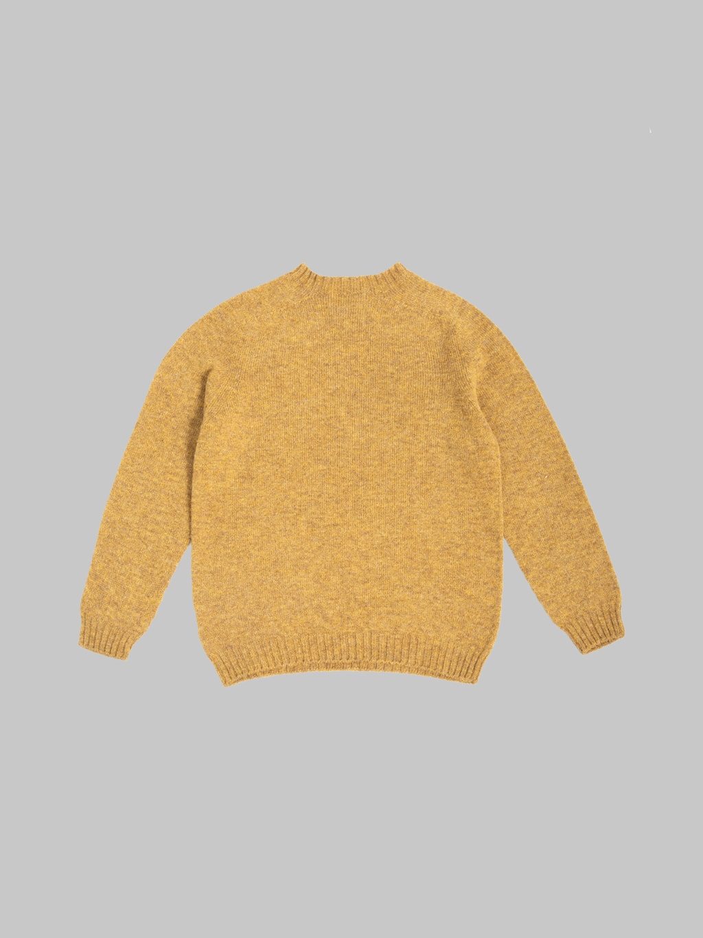 Mooncastle Shetland Wool Crewneck Pullover Gold