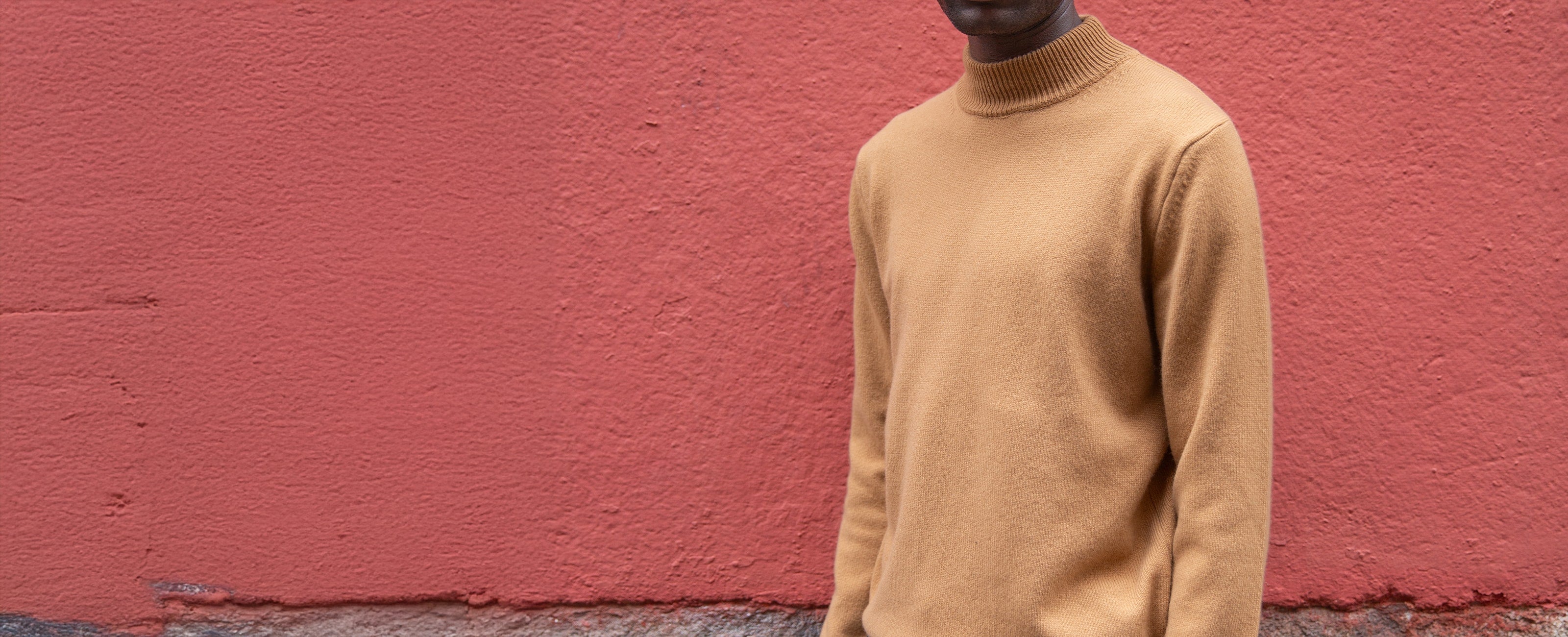 Mooncastle Wool Pullover Camel
