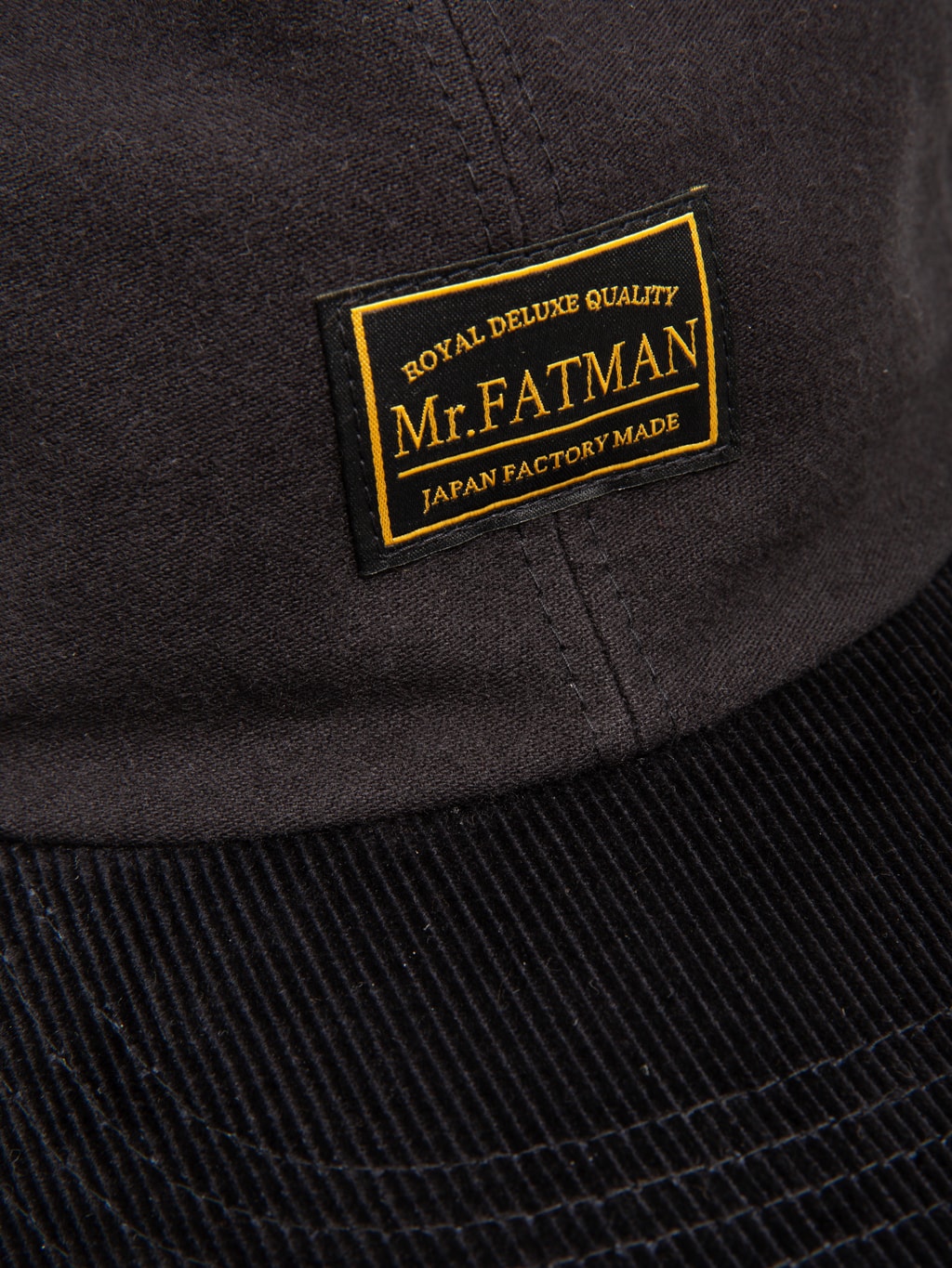 Mr. Fatman Moleskin Cap Black
