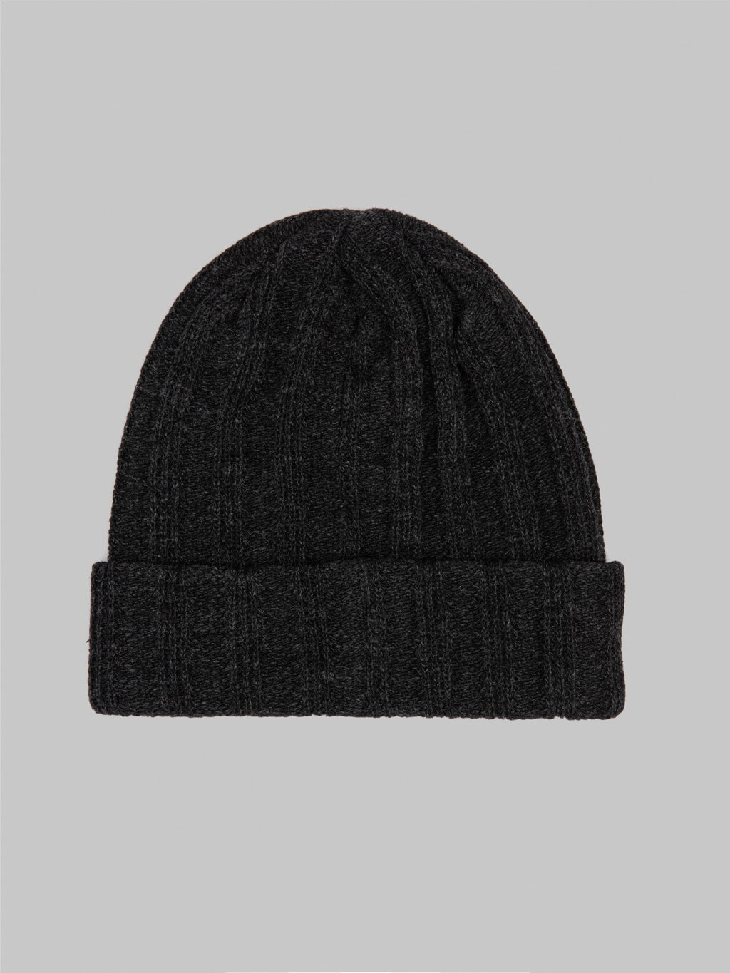 mr fatman watch cap soze charcoal wool back