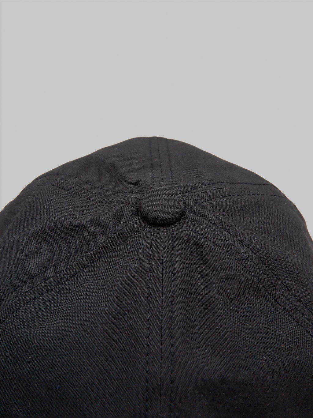 mr fatman waxed cotton bb cap black closeup