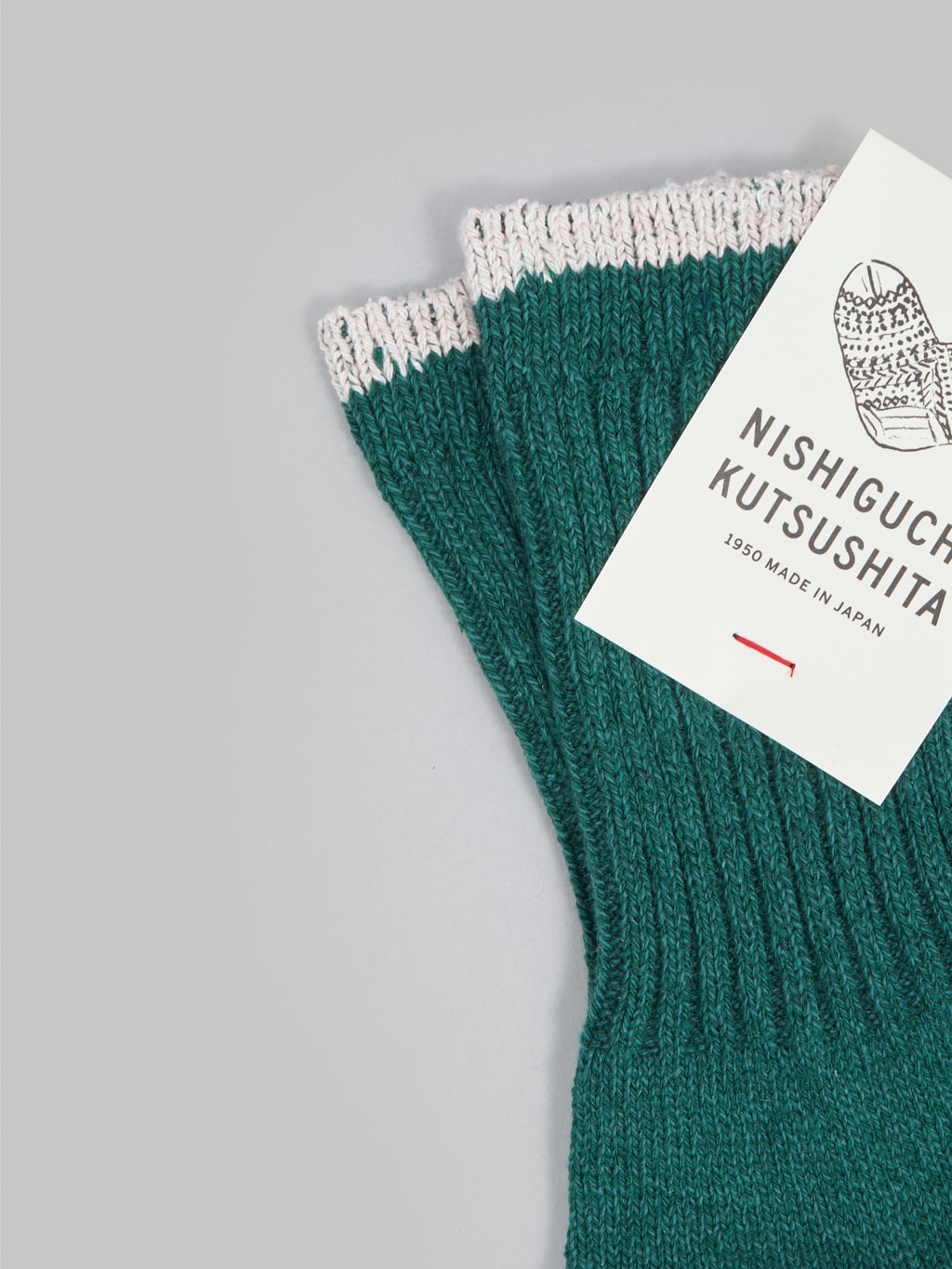 nishiguchi kutsushita silk cotton socks amazon green elastic band