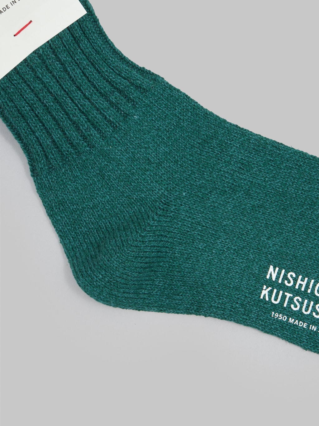 nishiguchi kutsushita silk cotton socks amazon green heel