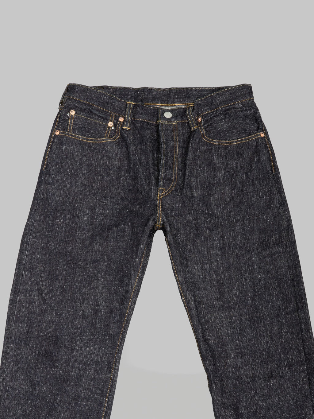 Omoto Denim 0411 Slub Nep Straight Fit Jeans waist