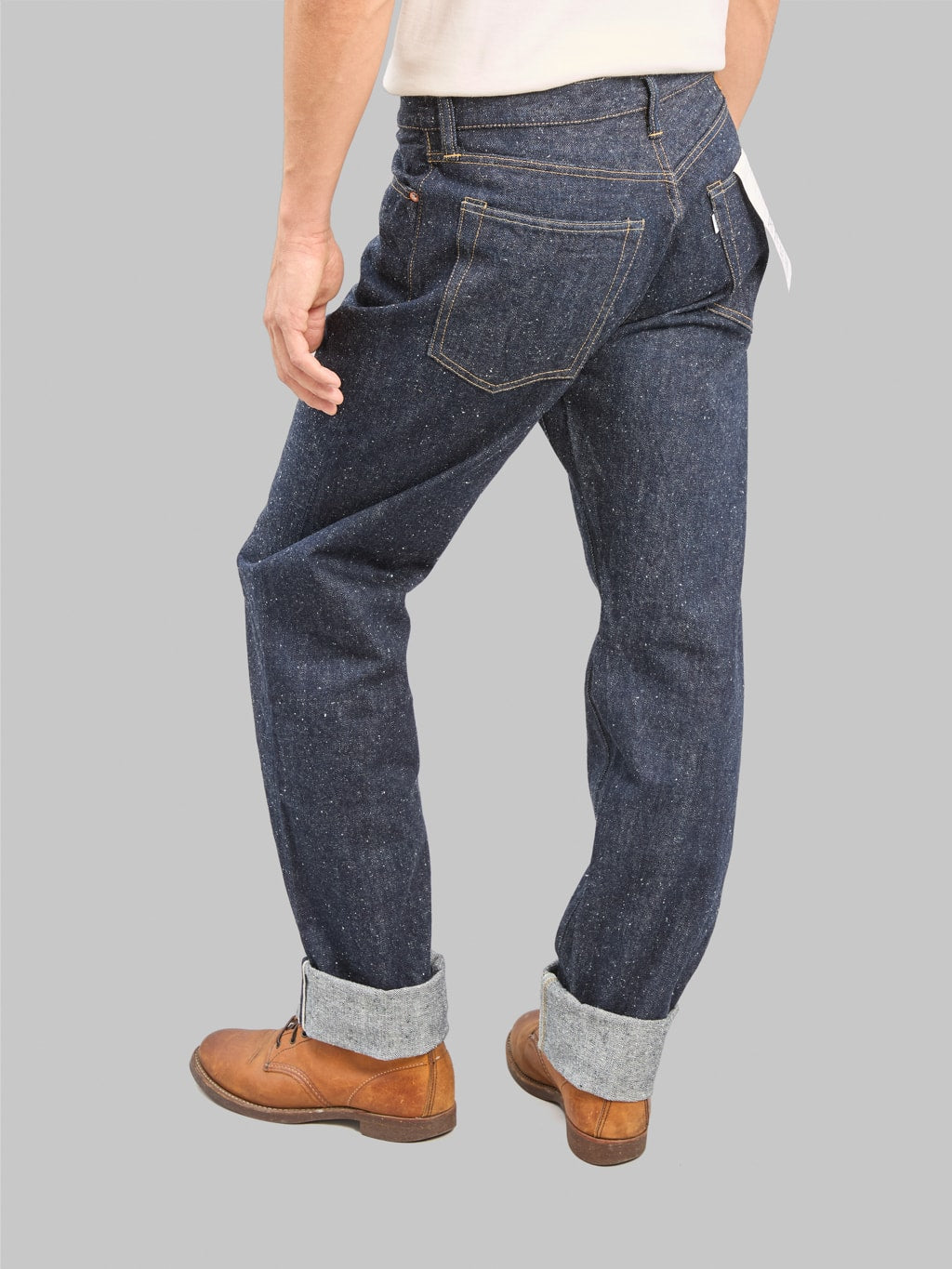 Omoto Denim 0612 16oz Nep Relax Fit Jeans fitting