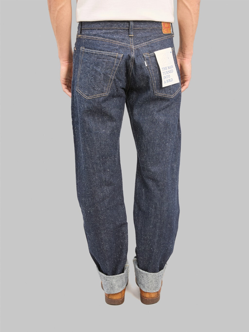 Omoto Denim 0612 16oz Nep Relax Fit Jeans back fit