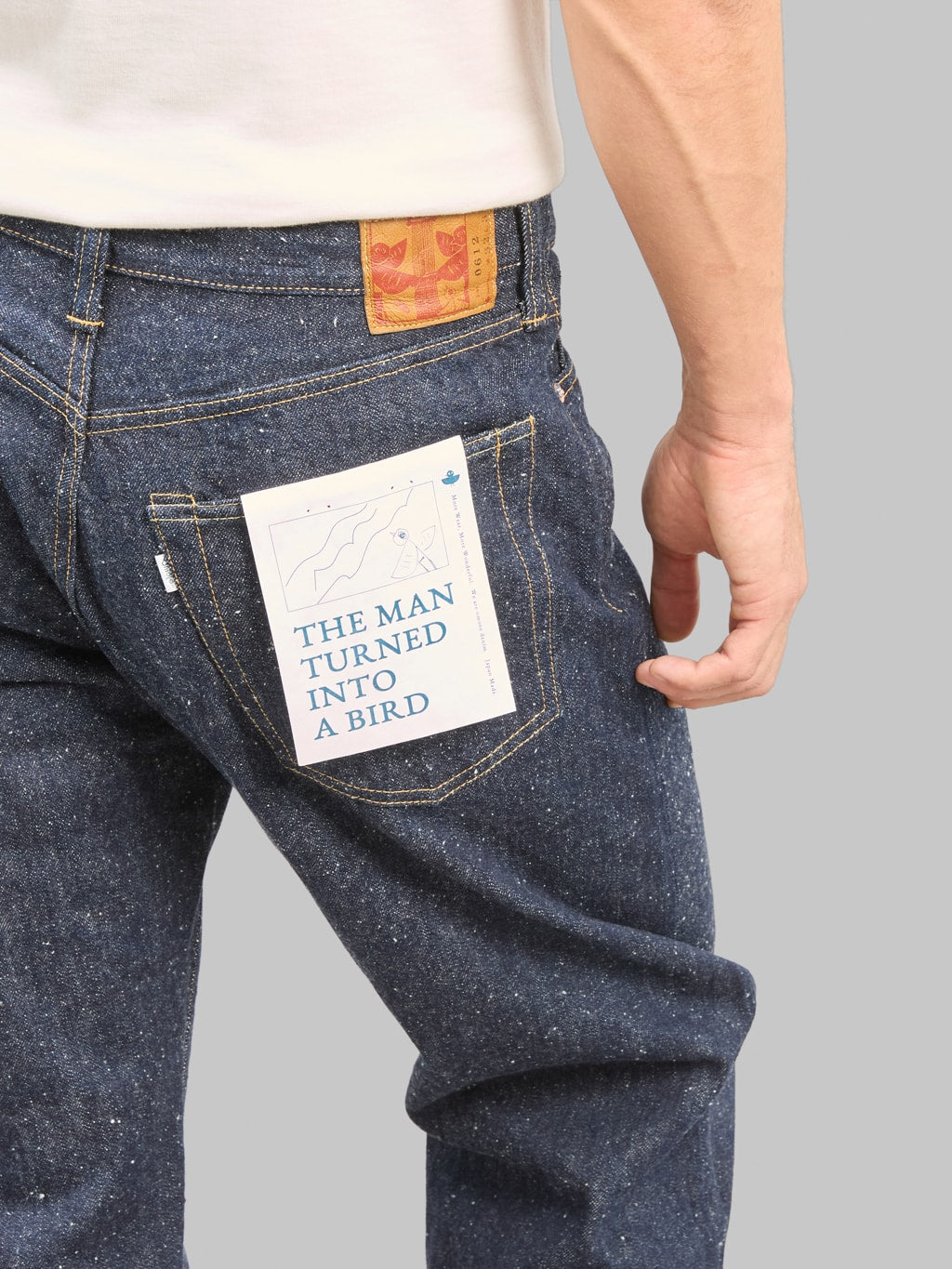 Omoto Denim 0612 16oz Nep Relax Fit Jeans back pocket