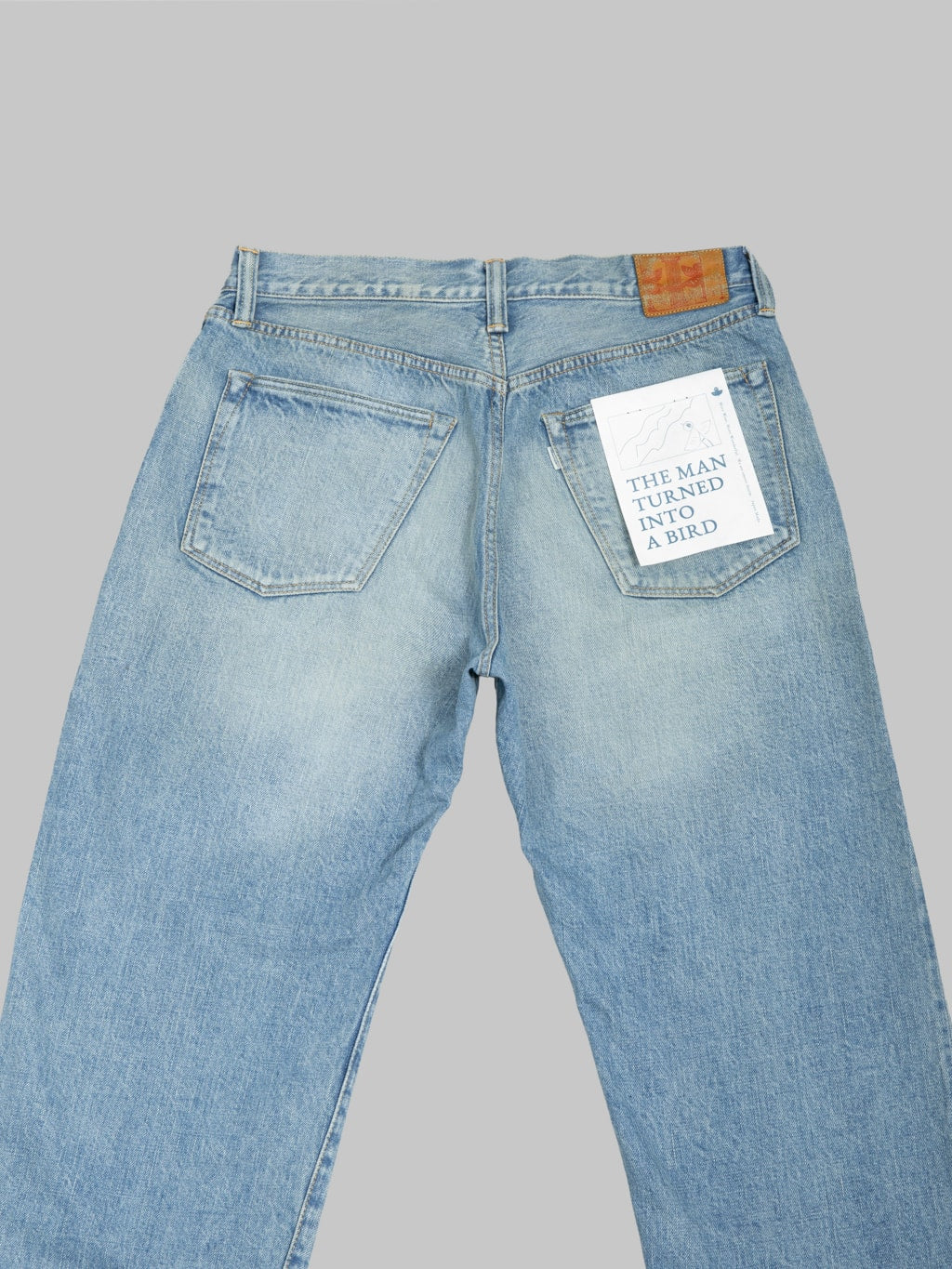 Omoto Denim 0615 Relax Fit 7 Years Wash Jeans back pockets