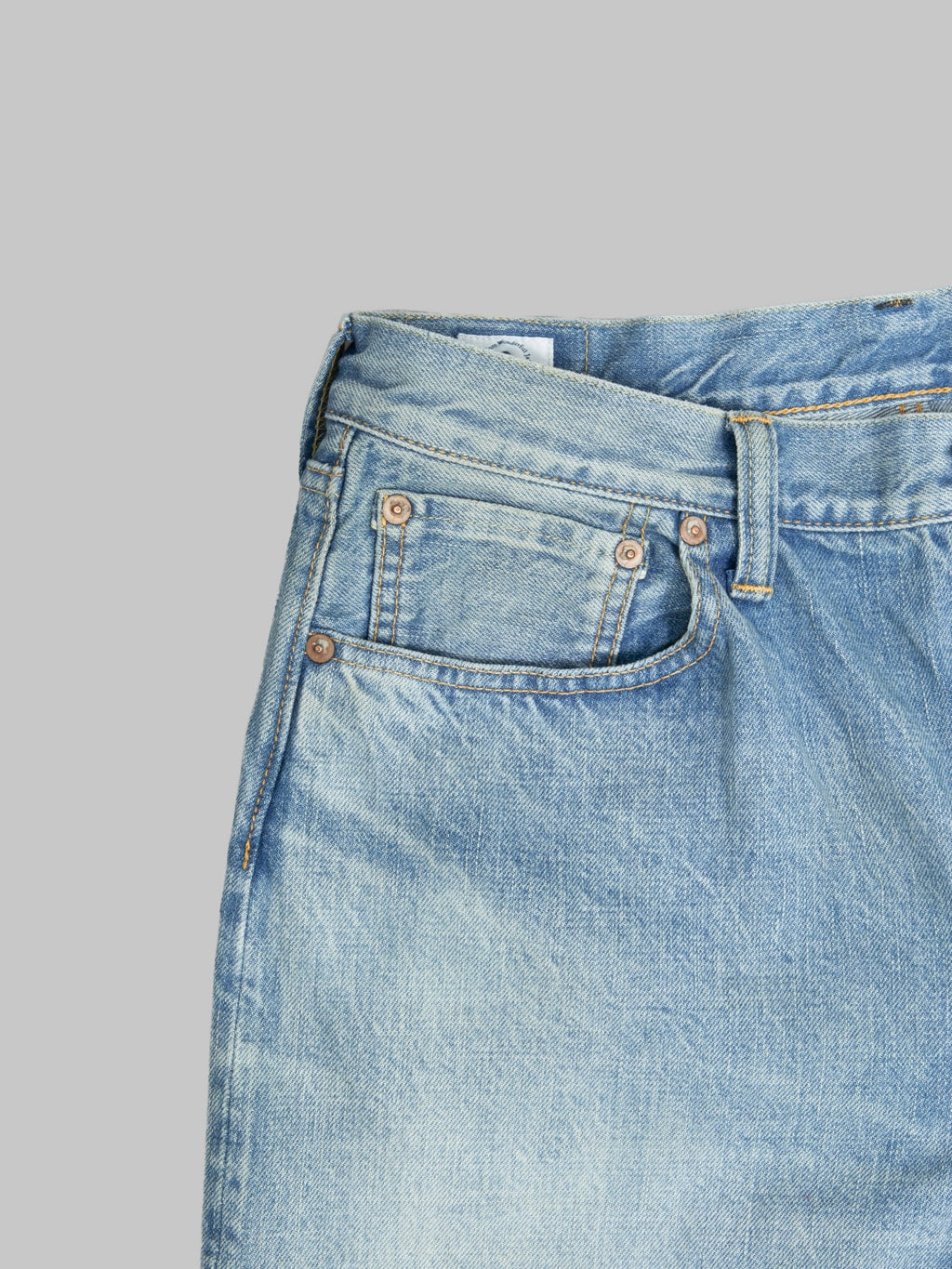 Omoto Denim 0615 Relax Fit 7 Years Wash Jeans coin pockets