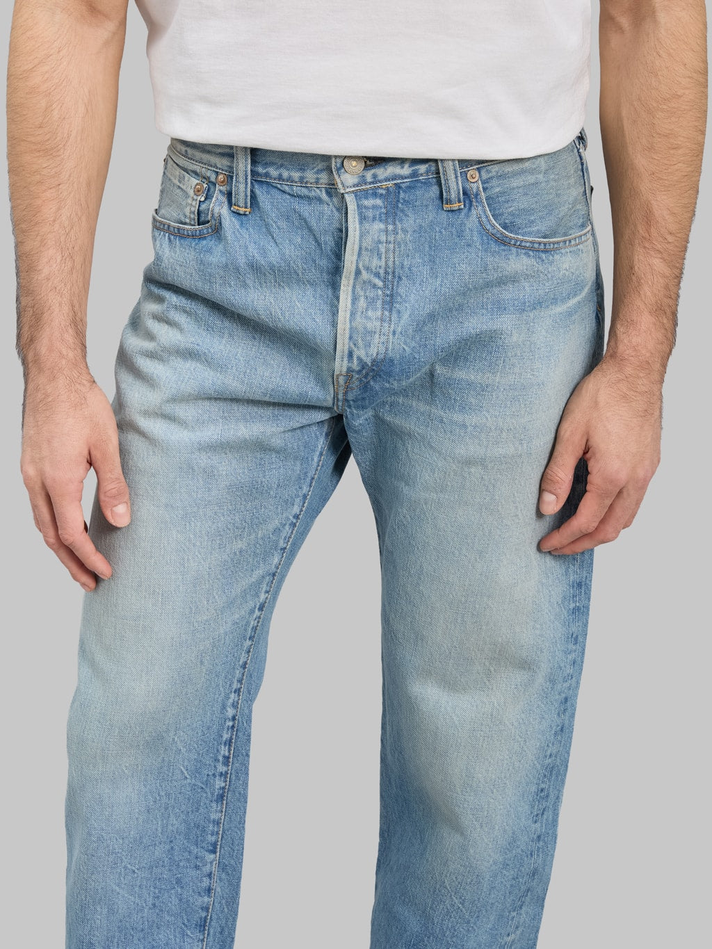 Omoto Denim 0615 Relax Fit 7 Years Wash Jeans inseam