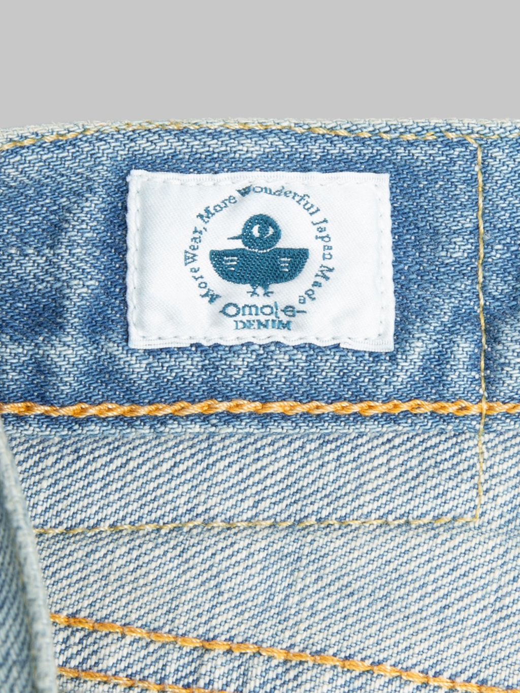 Omoto Denim 0615 Relax Fit 7 Years Wash Jeans inner label