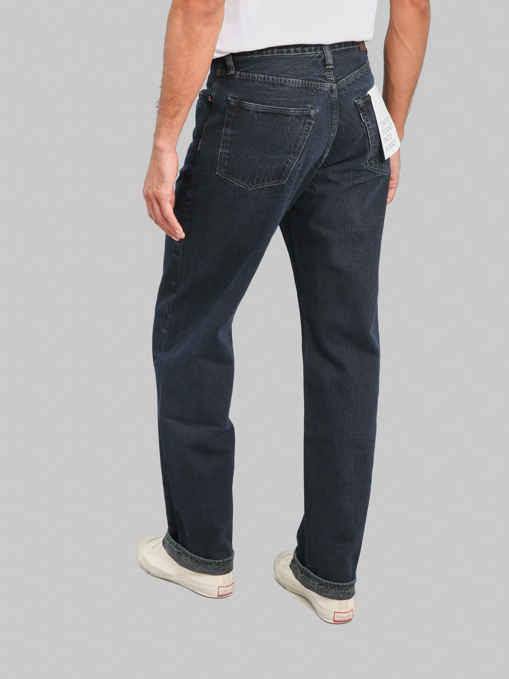 Omoto Denim 0815 13.5oz Loose Fit Jeans Charcoal Dyed
