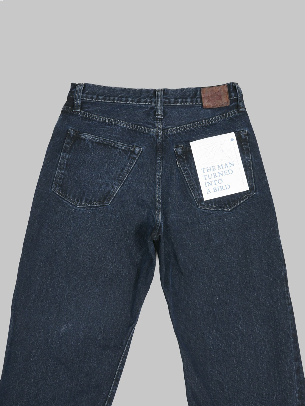 Omoto Denim 0815 13.5oz Loose Fit Jeans Charcoal Dyed