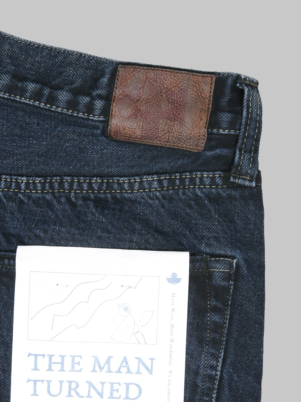 Omoto Denim 0815 13.5oz Loose Fit Jeans Charcoal Dyed