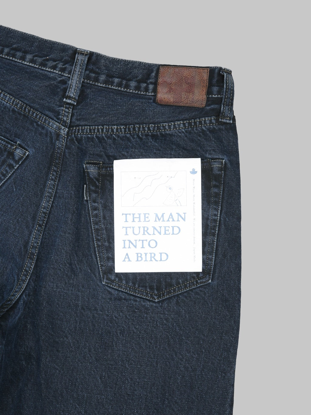 Omoto Denim 0815 13.5oz Loose Fit Jeans Charcoal Dyed
