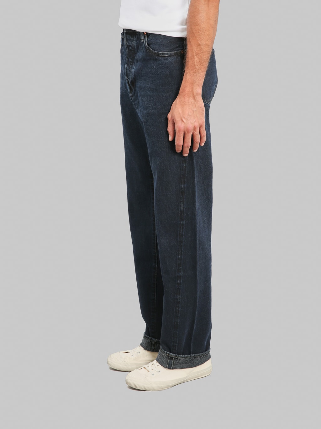 Omoto Denim 0815 13.5oz Loose Fit Jeans Charcoal Dyed