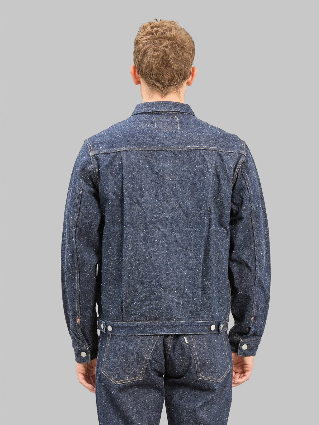 Omoto Denim 3212 16oz Nep Type 2 Jacket back fit