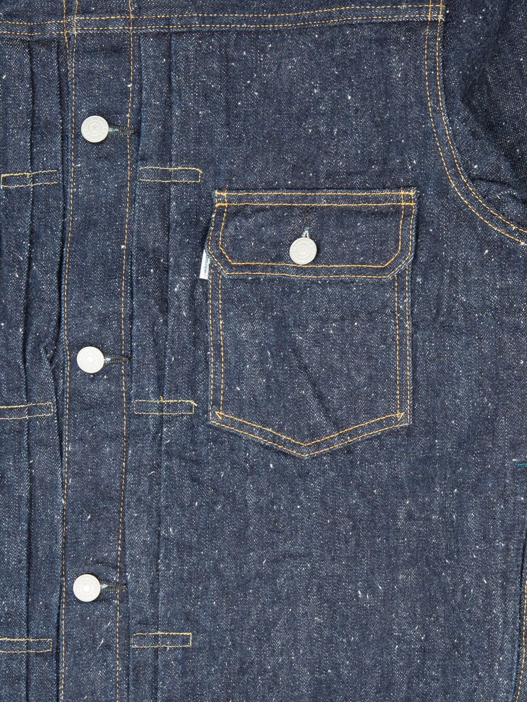 Omoto Denim 3212 16oz Nep Type 2 Jacket closeup