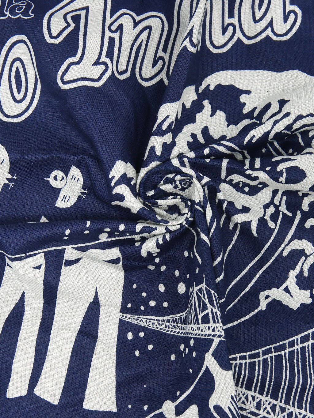 Omoto Denim 9302 Kojima Selvedge Bandana Indigo