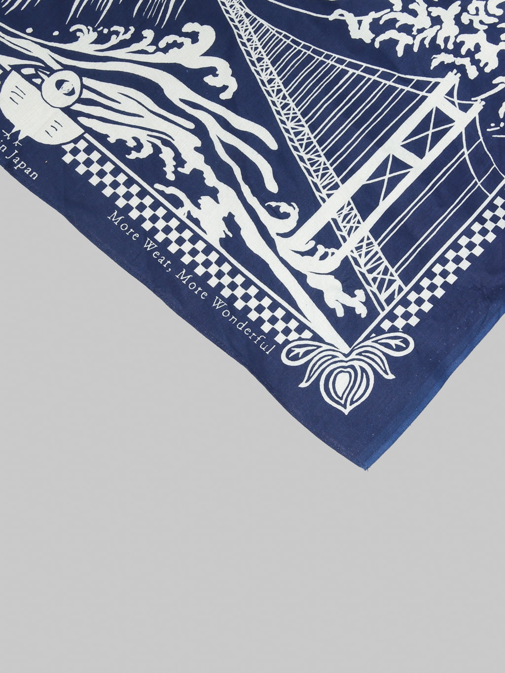 Omoto Denim 9302 Kojima Selvedge Bandana Indigo